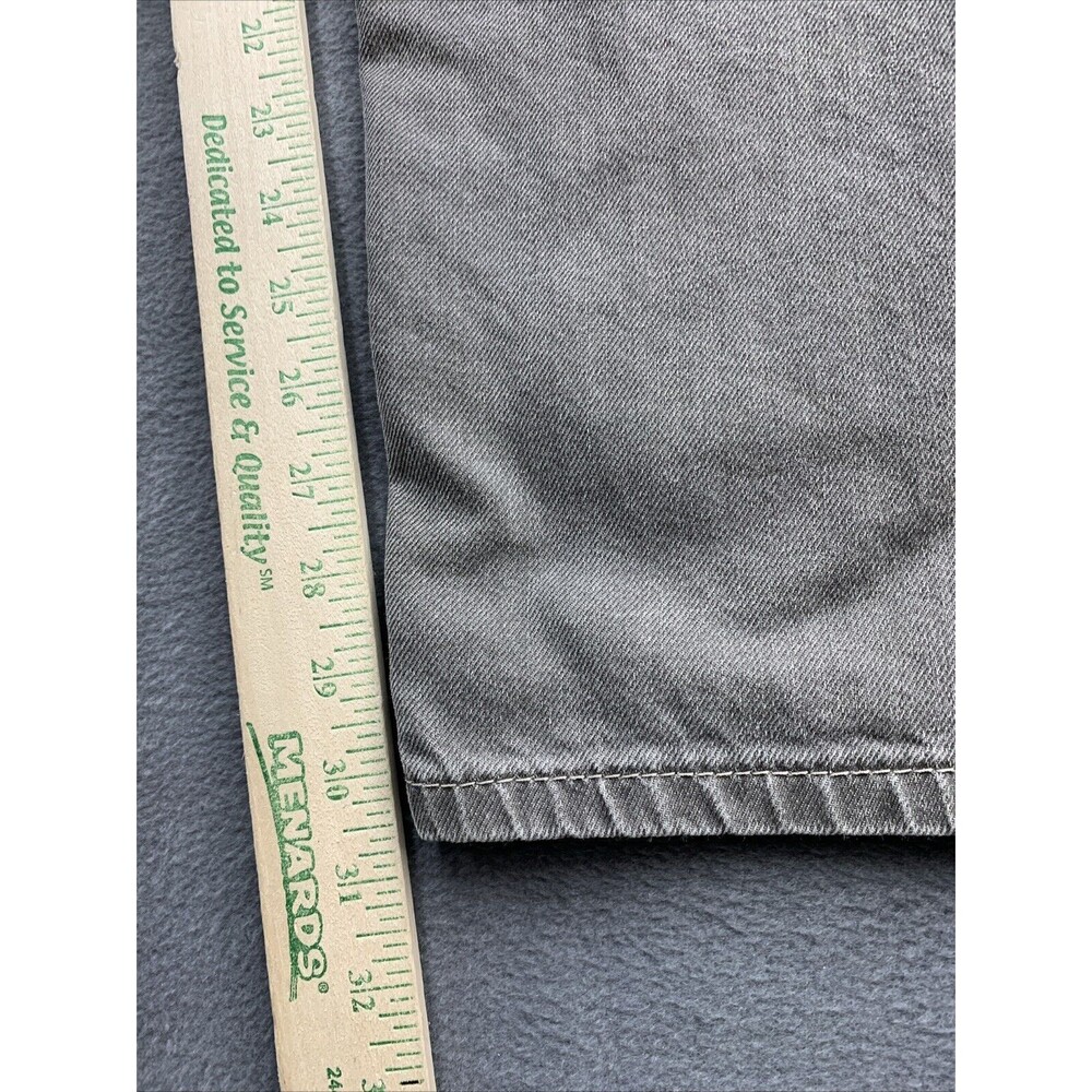 Levi Strauss 569 Denim Jeans Men's Size W36 L34 Gray Wash Stained Thrashed - Picture 8 of 16